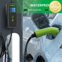 Qoltec Mobilna ładowarka do samochodu elektrycznego EV i hybryd z regulacją 2w1 Typ2 | 3.5kW | 230V | SCHUKO 16A | Wi-fi | LCD |
