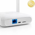 Qoltec Router Home & Travel 4G LTE WiFi 6 | AX300 | 2.4GHz | Dual Antena | USB-C | Micro SIM