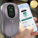 Qoltec Stacja ładowania EV Typ2 do samochodu elektrycznego i hybryd | 22kW | Wi-fi| Smart life | LCD | RFID | 3 fazy | Wallbox |