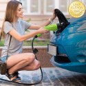 Qoltec Stacja ładowania EV Typ2 do samochodu elektrycznego i hybryd | 22kW | Wi-fi| Smart life | LCD | RFID | 3 fazy | Wallbox |