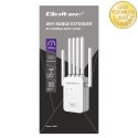 Qoltec Wzmacniacz sygnału WiFi 5 | Repeater | Access Point | AC1200 | 6 Anten | 2x RJ45 | 128MB