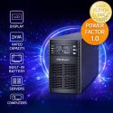 Qoltec Zasilacz awaryjny UPS | 2kVA | 2000W | Power Factor 1.0 | LCD | EPO | USB | On-line