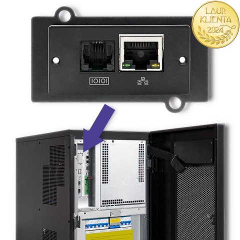 Qoltec Zasilacz awaryjny UPS 3-fazowy | 10kVA | 8kW | LCD | SNMP