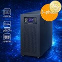Qoltec Zasilacz awaryjny UPS 3- fazowy | 10kVA | LCD | EPO | USB | SNMP | On-line | High frequency