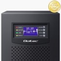 Qoltec Zasilacz awaryjny UPS 3- fazowy | 10kVA | LCD | EPO | USB | SNMP | On-line | High frequency