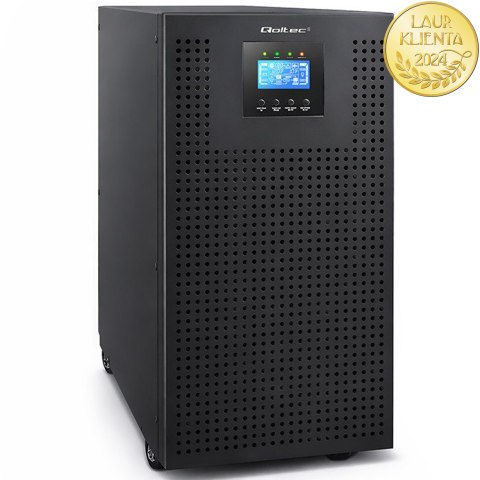 Qoltec Zasilacz awaryjny UPS 3-fazowy | 20kVA | 20kW | LCD | EPO | USB | Power factor 1.0