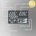 Qoltec Zasilacz awaryjny UPS | 3kVA | 3000W | Power Factor 1.0 | LCD | EPO | USB | On-line