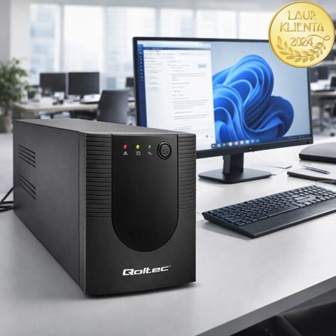 Qoltec Zasilacz awaryjny UPS Line Interactive | Monolith | 1200VA | 720W