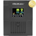 Qoltec Zasilacz awaryjny UPS Line Interactive | Monolith | 1500VA | 900W | LCD | USB | RJ45