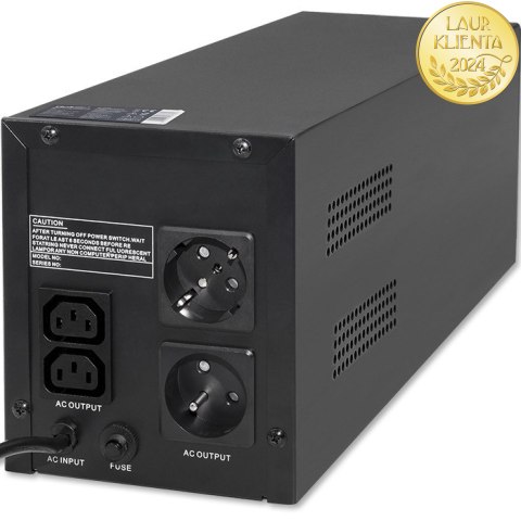 Qoltec Zasilacz awaryjny UPS Line Interactive | Monolith | 1500VA | 900W