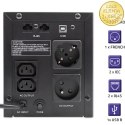 Qoltec Zasilacz awaryjny UPS Line Interactive | Monolith | 2000VA | 1200W | USB | RJ45