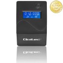 Qoltec Zasilacz awaryjny UPS Line Interactive | Monolith | 450VA | 240W | LCD | USB | RJ45