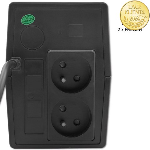 Qoltec Zasilacz awaryjny UPS Line Interactive | Monolith | 650VA | 360W