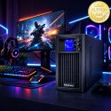 Qoltec Zasilacz awaryjny UPS On-line | Pure Sine Wave | 2kVA | 1.6kW | LCD | USB