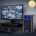 Qoltec Zasilacz awaryjny UPS On-line | Pure Sine Wave | 2kVA | 1.6kW | LCD | USB