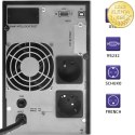 Qoltec Zasilacz awaryjny UPS On-line | Pure Sine Wave | 2kVA | 1.6kW | LCD | USB