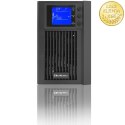 Qoltec Zasilacz awaryjny UPS On-line | Pure Sine Wave | 2kVA | 1.6kW | LCD | USB