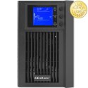 Qoltec Zasilacz awaryjny UPS On-line | Pure Sine Wave | 2kVA | 1.6kW | LCD | USB