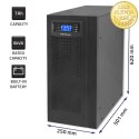 Qoltec Zasilacz awaryjny UPS On-line | Pure Sine Wave | 6kVA | 4.8kW | LCD | USB