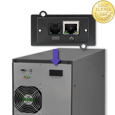 Qoltec Zasilacz awaryjny UPS On-line | Pure Sine Wave | 6kVA | 4.8kW | LCD | USB