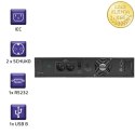 Qoltec Zasilacz awaryjny UPS RACK | 1kVA | 800W | LCD