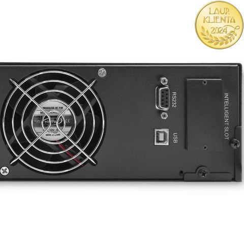 Qoltec Zasilacz awaryjny UPS RACK | 1kVA | 800W | LCD
