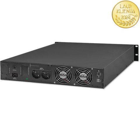 Qoltec Zasilacz awaryjny UPS RACK | 2kVA | 1600W | LCD