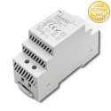 Qoltec Zasilacz na szynę DIN | 30W | 24V | 1.25A | Szary