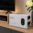 Qoltec Automatyczny Stabilizator napięcia AVR 2000VA | 1200W | Compact | Toroidalny transformator