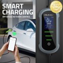 Qoltec Mobilna ładowarka do samochodu elektrycznego EV i hybryd z regulacją 2w1 Typ2 | 11kW | 400V | CEE 16A | Wi-fi | TUYA | SM