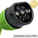 Qoltec Mobilna ładowarka do samochodu elektrycznego EV i hybryd z regulacją 2w1 Typ2 | 11kW | 400V | CEE 16A | Wi-fi | TUYA | SM