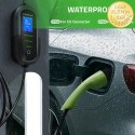 Qoltec Mobilna ładowarka do samochodu elektrycznego EV i hybryd z regulacją 2w1 Typ2 | 11kW | 400V | CEE 16A | Wi-fi | TUYA | SM
