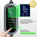 Qoltec Mobilna ładowarka do samochodu elektrycznego EV i hybryd z regulacją 2w1 Typ2 | 7kW | 230V | CEE 32A | Wi-fi | TUYA | SMA