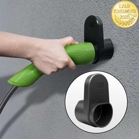 Qoltec Mobilna ładowarka do samochodu elektrycznego EV i hybryd z regulacją 2w1 Typ2 | 7kW | 230V | CEE 32A | Wi-fi | TUYA | SMA