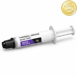 Qoltec Pasta termoprzewodząca 1.42 W/m-K | 1g | Biała