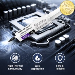 Qoltec Pasta termoprzewodząca 1.42 W/m-K | 5g | Biała