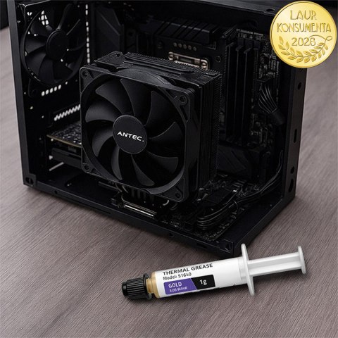 Qoltec Pasta termoprzewodząca 3.05 W/m-K | 1g | Złota