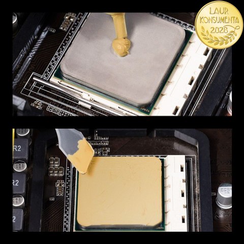 Qoltec Pasta termoprzewodząca 3.05 W/m-K | 1g | Złota
