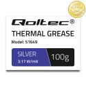 Qoltec Pasta termoprzewodząca 3.17 W/m-K | 100g | Srebrna