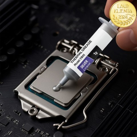 Qoltec Pasta termoprzewodząca 3.17 W/m-K | 1g | Srebrna
