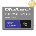 Qoltec Pasta termoprzewodząca 5.15 W/m-K | 5g | Szara