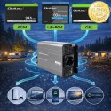Qoltec Przetwornica napięcia MS Wave | 12V na 230V | 1000/2000W | USB | Kompatybilna z LiFePO4 GEL AGM