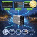 Qoltec Przetwornica napięcia MS Wave | 12V na 230V | 2000/4000W | USB | Kompatybilna z LiFePO4 GEL AGM