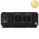 Qoltec Przetwornica napięcia MS Wave | 12V na 230V | 2500/5000W | USB | Kompatybilna z LiFePO4 GEL AGM