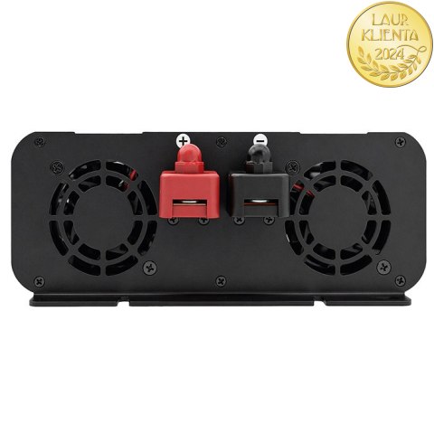 Qoltec Przetwornica napięcia MS Wave | 12V na 230V | 2500/5000W | USB | Kompatybilna z LiFePO4 GEL AGM