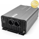 Qoltec Przetwornica napięcia MS Wave | 12V na 230V | 3000/6000W | USB | Kompatybilna z LiFePO4 GEL AGM