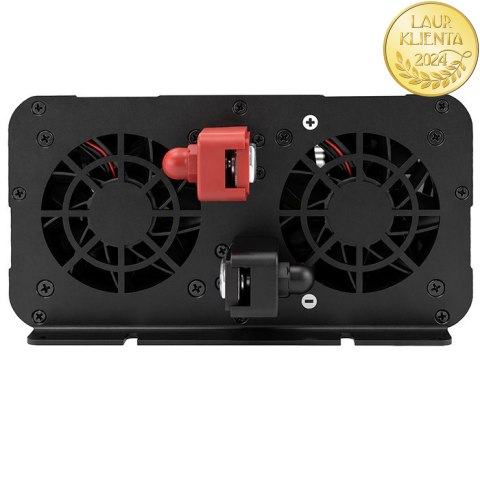 Qoltec Przetwornica napięcia MS Wave | 12V na 230V | 3000/6000W | USB | Kompatybilna z LiFePO4 GEL AGM
