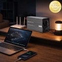Qoltec Przetwornica napięcia MS Wave | 12V na 230V | 300/600W | USB | Kompatybilna z LiFePO4 GEL AGM