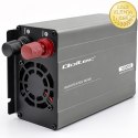 Qoltec Przetwornica napięcia MS Wave | 12V na 230V | 500/1000W | USB | Kompatybilna z LiFePO4 GEL AGM