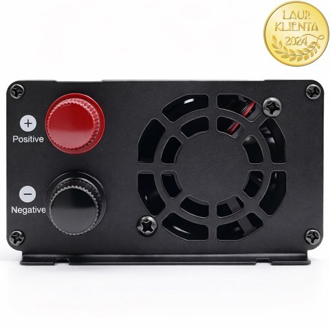 Qoltec Przetwornica napięcia MS Wave | 12V na 230V | 500/1000W | USB | Kompatybilna z LiFePO4 GEL AGM